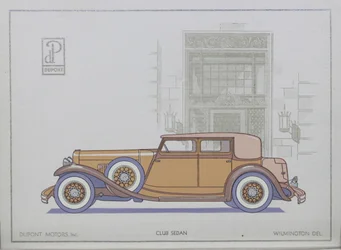 DuPont Motor Cars: Club Sedan, 1921