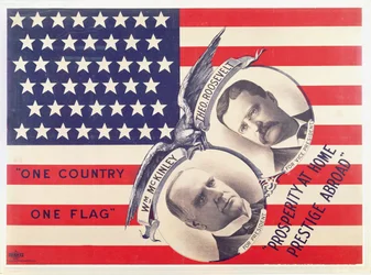 Valaffisch för det amerikanska presidentvalet 1900