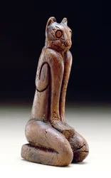 Kattfigur, Calusa (trä)