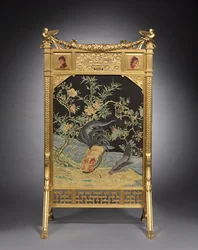 Brandskärm, Herter Brothers, ca 1878-1880