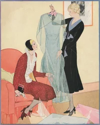 Flappers med nya kläder