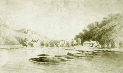 Fort St Davis och Schuylkill Rapids, c.1912