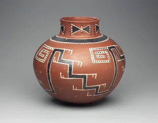 Foumile polykrom burk, Anasazi, 13001500 (keramik)