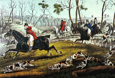 Fox chase, utgiven av N. Currer