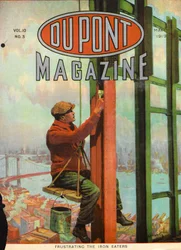 Frustrating the Iron Eater, framsidan av DuPont Magazine, mars 1919