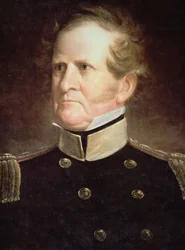 General Winfield Scott (1786-1866) (lito i färg)