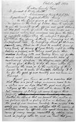 Grand Jury Letter, 1864  