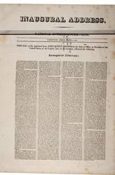 Invigningstal för John Quincy Adams, 4 mars 1825 (se även GLC 696060)