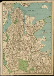 Indexerad karta över Boston