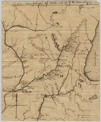 Indiska kampanjen 1832: Karta över landet, 1832