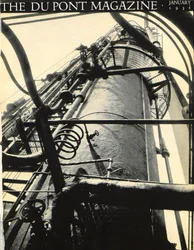 Industrianläggning, framsidan av DuPont Magazine, januari 1931