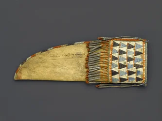 Knivslida, Eastern Sioux, från Fort Snelling, Minnesota