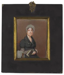 Maria Bowne Osgood, ca 1789 (w/c på elfenben)