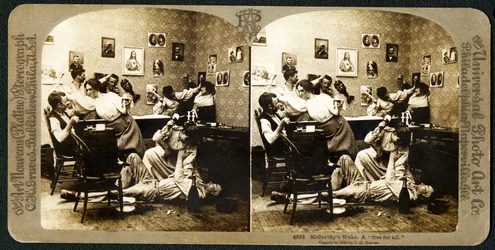McCarthys Wake (del 3), 1899 (stereograf)