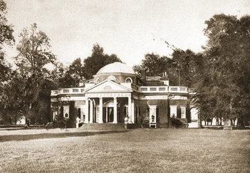 Monticello, Virginia, 1914 (sepiaton intaglio gravure)