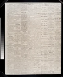 Sida från Chicago Tribune, 11 oktober 1871 (tidningspapper)