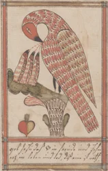 Pelican in its Piety, c.1800 (bläck & wc på papper)