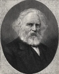 Porträtt av Henry Wadsworth Longfellow, från "The Century Illustrated Monthly Magazine", maj till oktober, 1883