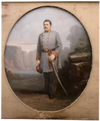 Porträtt av major William Preston (olja på duk)