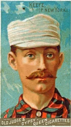 Porträtt av Tim Keefe, 1887