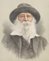 Porträtt av Walt Whitman (1819-91)