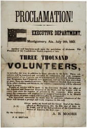 Rekryteringsbredd som begärde tre tusen frivilliga, 9 juli 1861