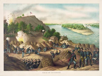 Siege of Vicksburg--Surrender, 4 juli 1863, pub. 1888.