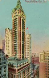 Singer Building, New York, ca 1900-09