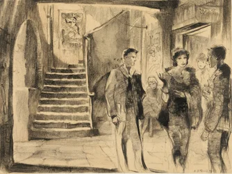 Storyboard från "An American in Paris"