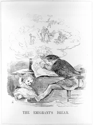 The Emigrants Dream, publicerad i Yankee Doodle, 20 mars 1847