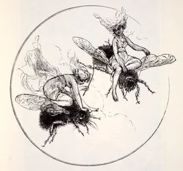Feerna, ur The World Guide to Gnomes, Fairies, Elves and Other Little People av Thomas Keightley (1789-1872), utgiven 1880