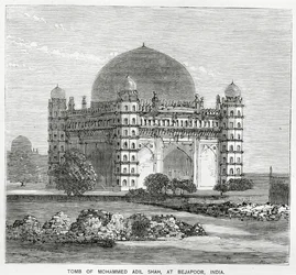 Gol Gumbaz, grav av Mohammed Adil Shah II, byggd 1659