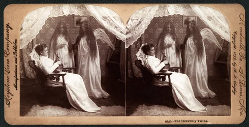 The Heavenly Twins, 1899 (stereograf)