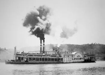 New Orleans Levee, ca 1870 (gravyr)