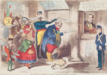 Republikens ångerfulla (?) fiender ansöker om benådning till Uncle Sam, 1869