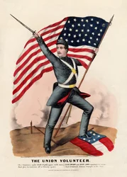 The Union Volunteer, pub. av Currier & Ives, 1861