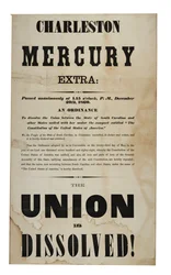 Unionen är upplöst! (Charleston Mercury, Extra Ed.), 20 december 1860