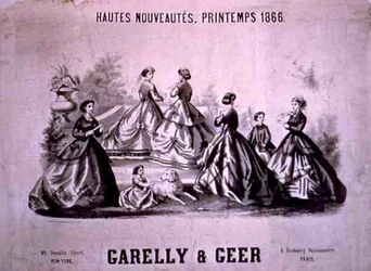 "Det allra senaste för våren 1866, från Garelly & Greer", New York