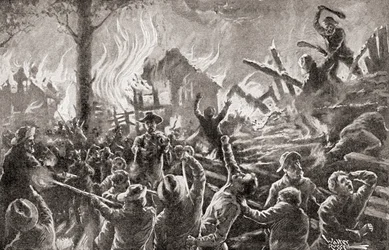Inbördeskriget i Kansas aka Bleeding Kansas, Bloody Kansas eller Border War, från 
