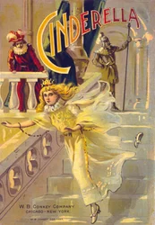 Teateraffisch för Askungen (Cinderella).