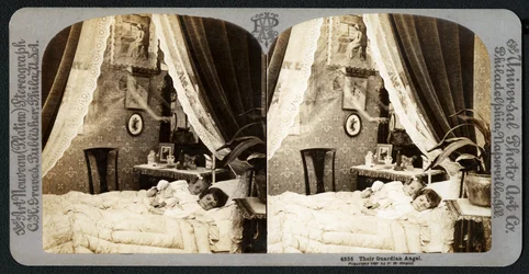 Deras skyddsängel, 1897 (stereograf)