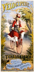Velocipedes annons för tobakstidningen