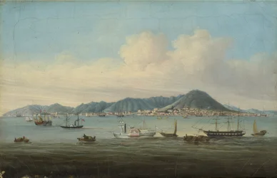 Utsikt över Hong Kong, 1850