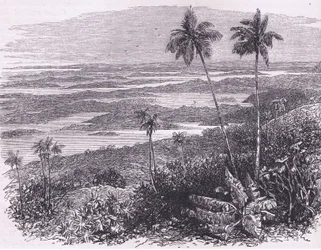 View of the Bermudas, illustration från Cassell