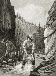 Washing out gold, från 