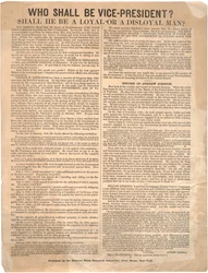 Vem ska bli vice ordförande? George Pendleton vs. Andrew Johnson (val 1864), 1864