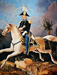 Zachary Taylor (lito i färg)