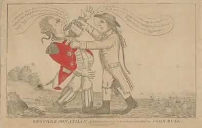 Broder Jonathan ger John Bull en hälsosam stärkande dryck
