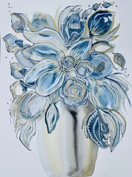 Indigo Gold blommar