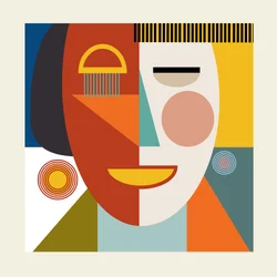 Faces Stripes Minimal-kopia